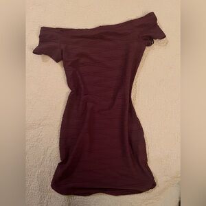 Windsor mini dress in mauve purple